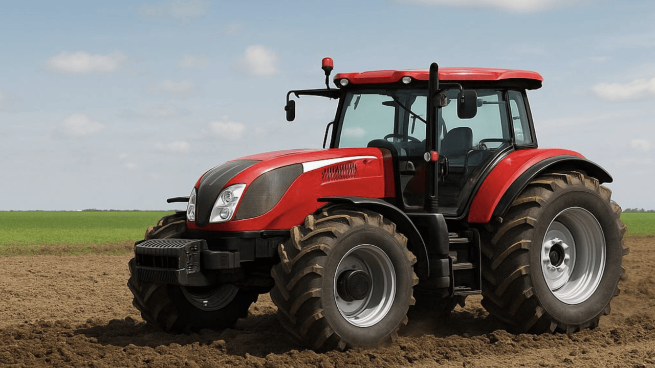 Traktor na njivi